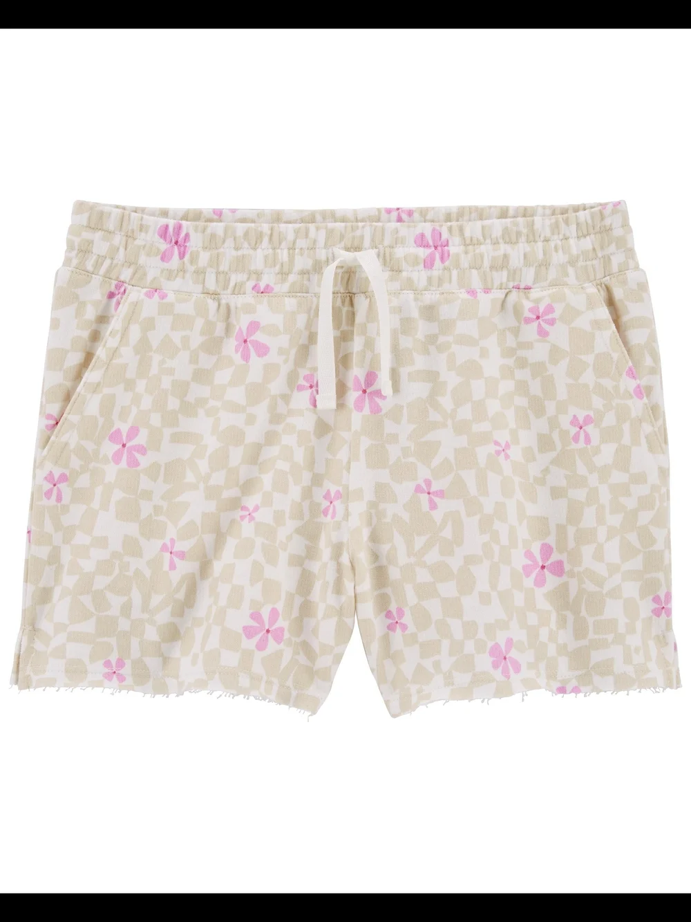 NWT Oshkosh B'Gosh Beige Floral Print Lounge Shorts